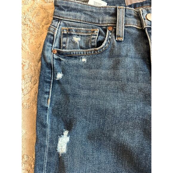Joe’s NWT Distressed Raw Hem Skinny Crop Jeans Sz. 25 - Picture 3 of 12